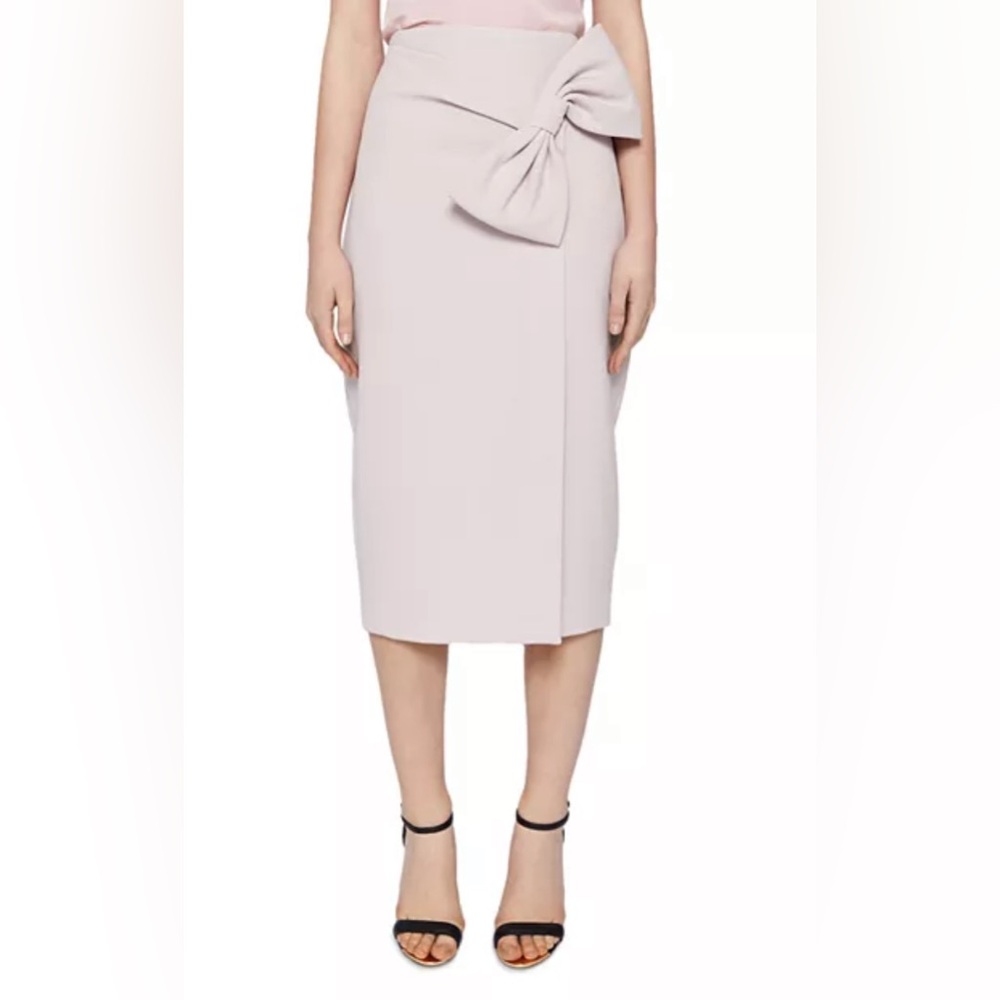 Ted Baker Liyah Bow Pink Pencil Size 0